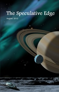Speculative Edge magazine cover featuring The Cosmic Stringbusters